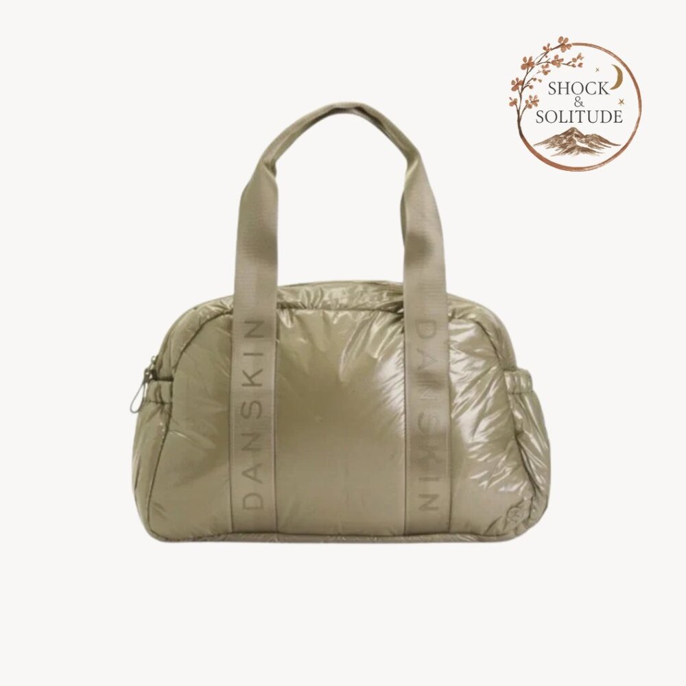 Olive “Puffy” Travel & Gym Tote by Danskin — Spacious, Like New
